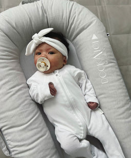 Dockatot Baby Nests DockATot Deluxe+ - Fog Grey Chambray