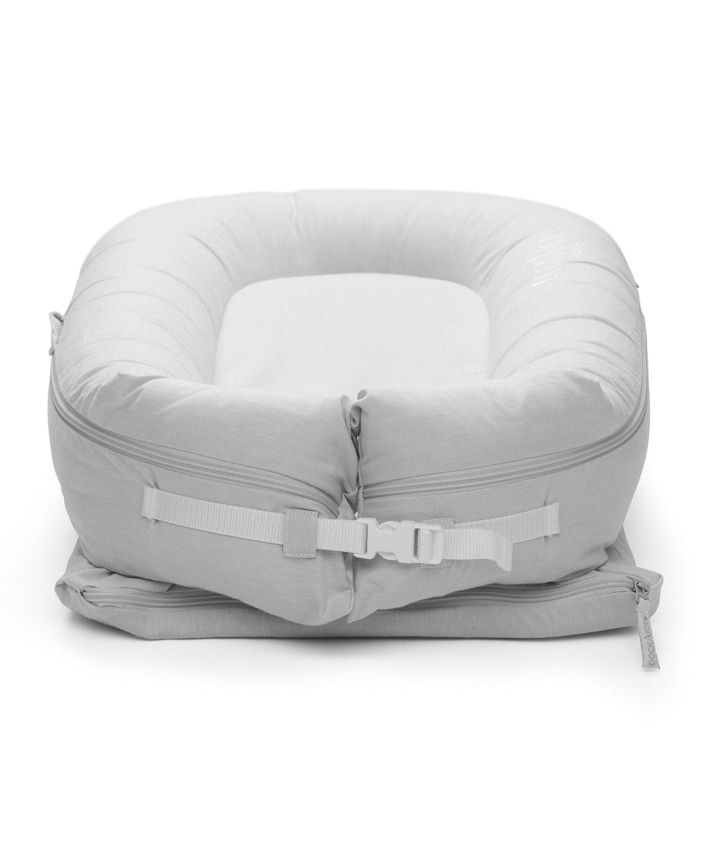 Dockatot Baby Nests DockATot Deluxe+ - Fog Grey Chambray