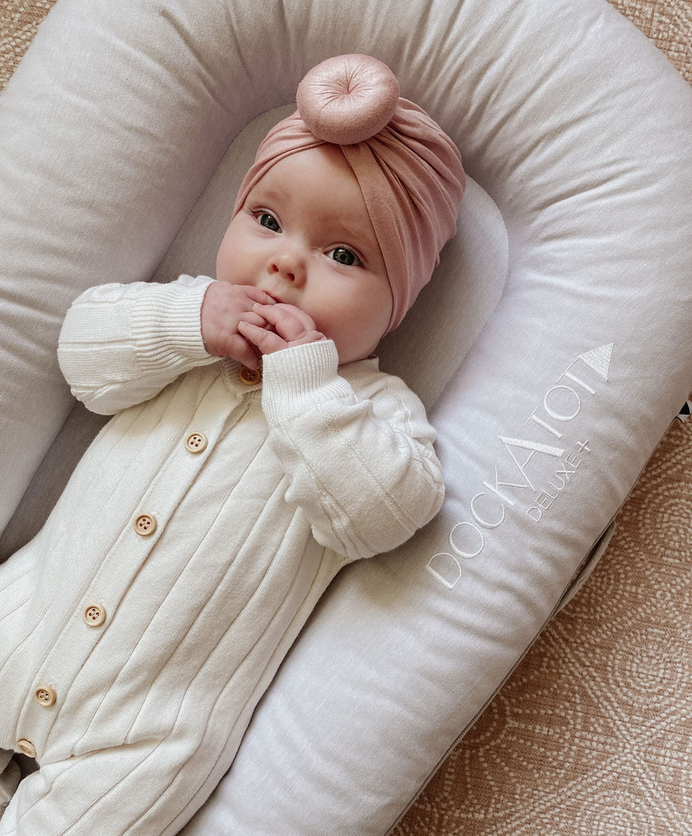 Dockatot Baby Nests DockATot Deluxe+ - Fog Grey Chambray