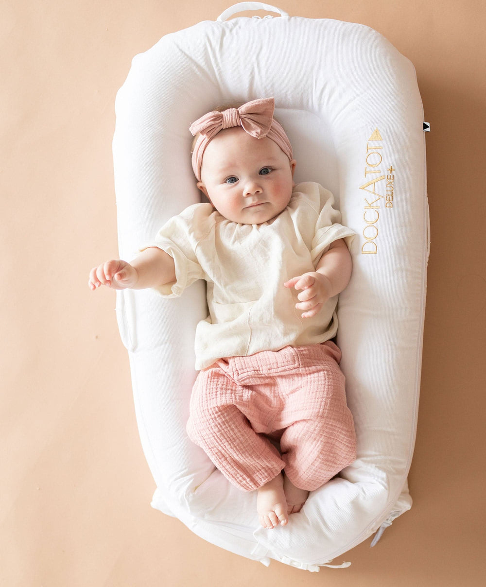Dockatot Baby Nests Dockatot Dockatot Deluxe+ Cover - Pristine White