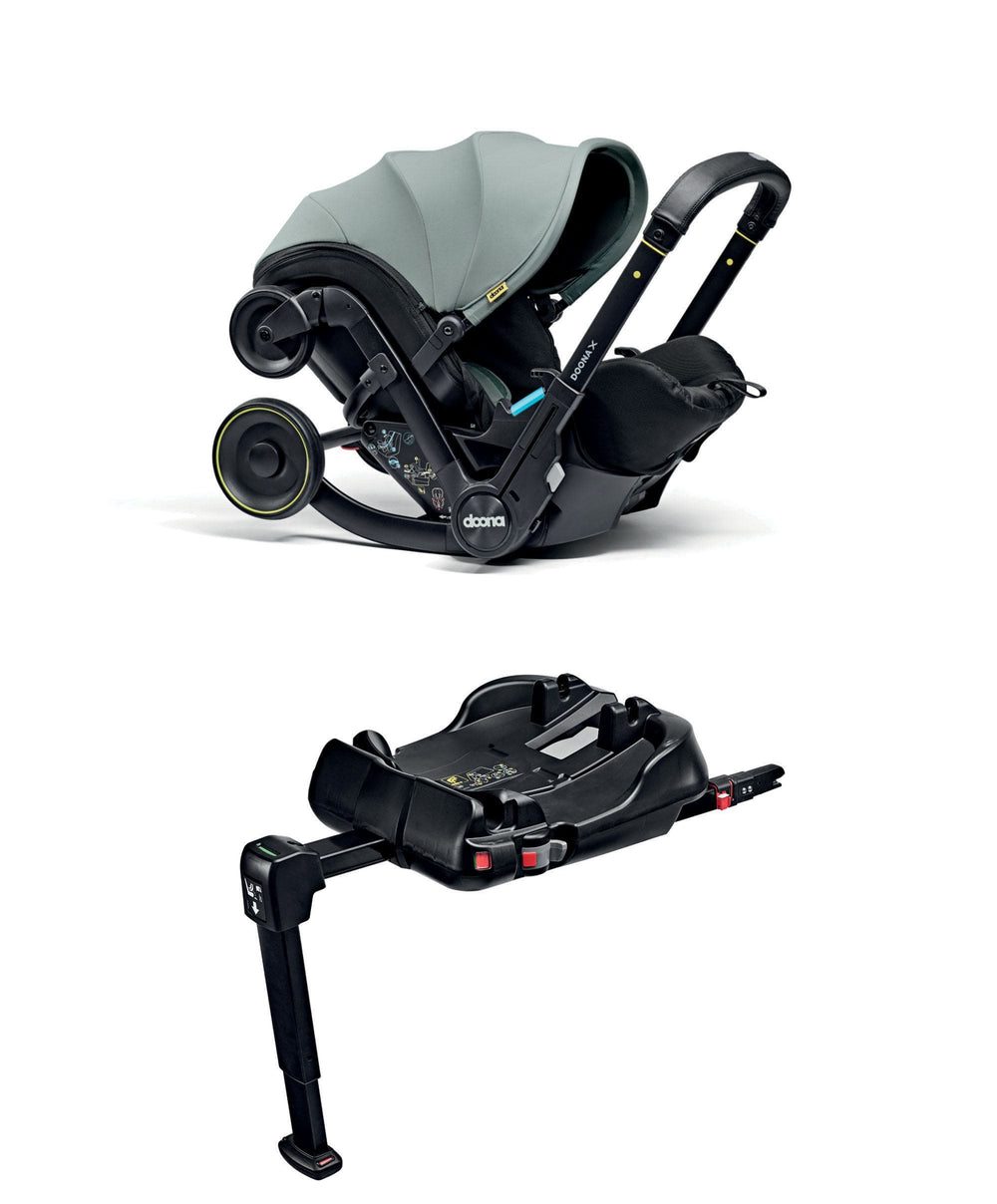 Doona Baby Car Seats Doona X Car Seat &amp; Stroller Dusty Sage with ISOFIX Base - Dusty Sage