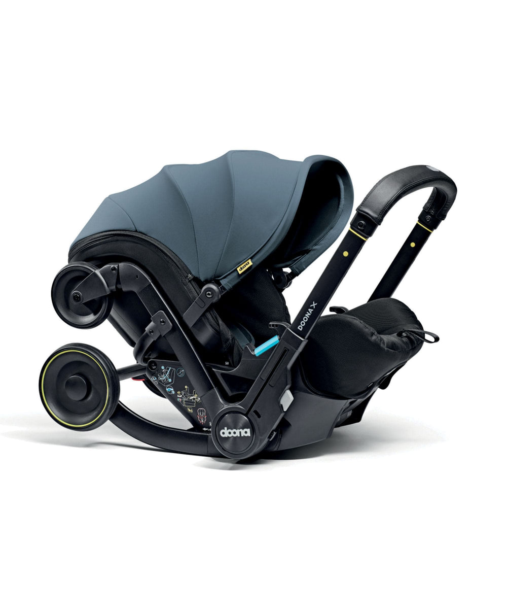 Doona Baby Car Seats Doona X Car Seat &amp; Stroller Dusty Sage with ISOFIX Base - Ocean Blue