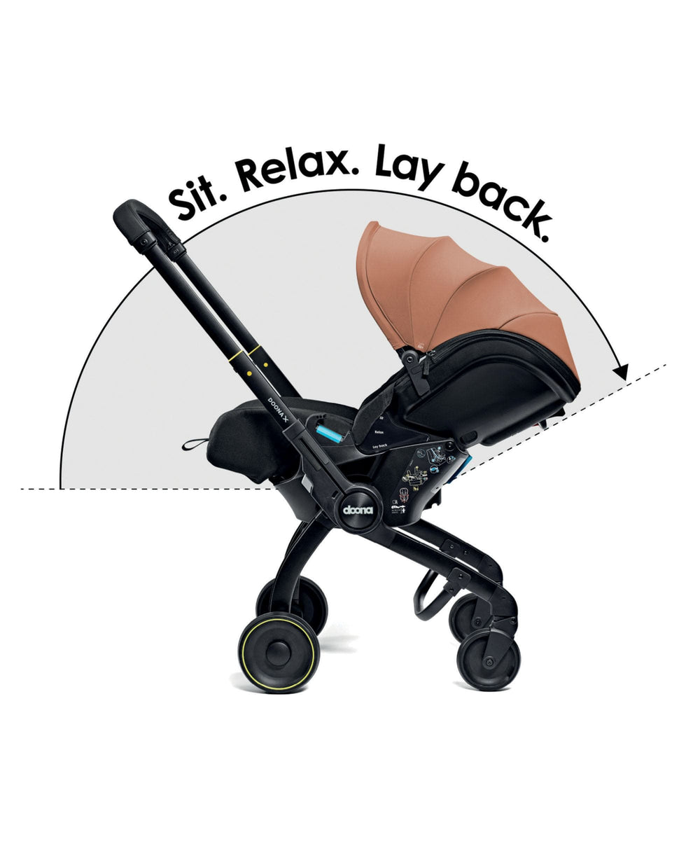 Doona Baby Car Seats Doona X Car Seat &amp; Stroller Dusty Sage with ISOFIX Base - Terracotta