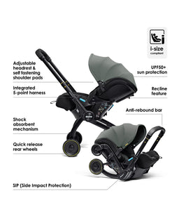 Doona Baby Car Seats Doona X Car Seat & Stroller – Slate Green
