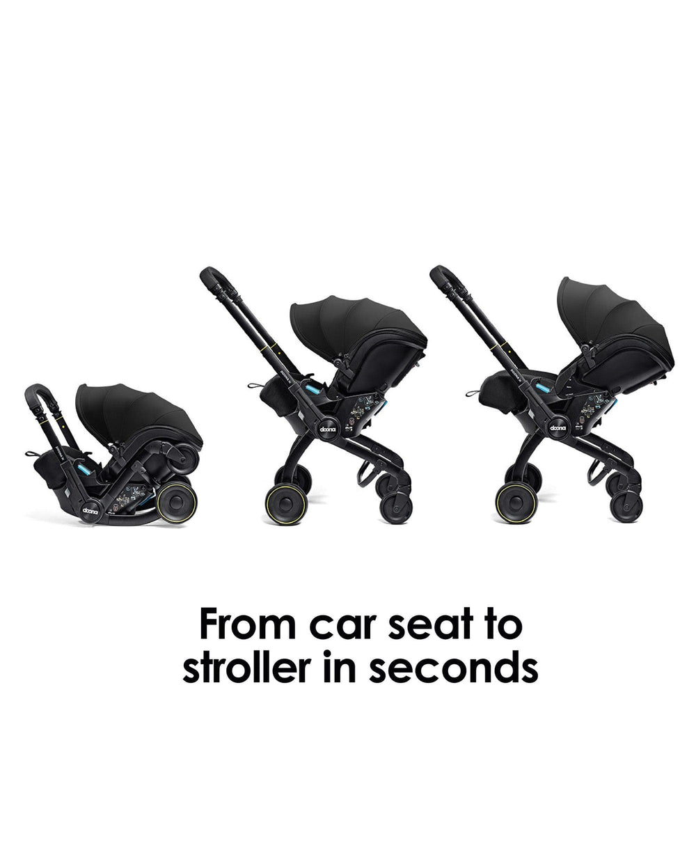 Doona Doona X Car Seat with Stroller &amp; Base - Nitro Black