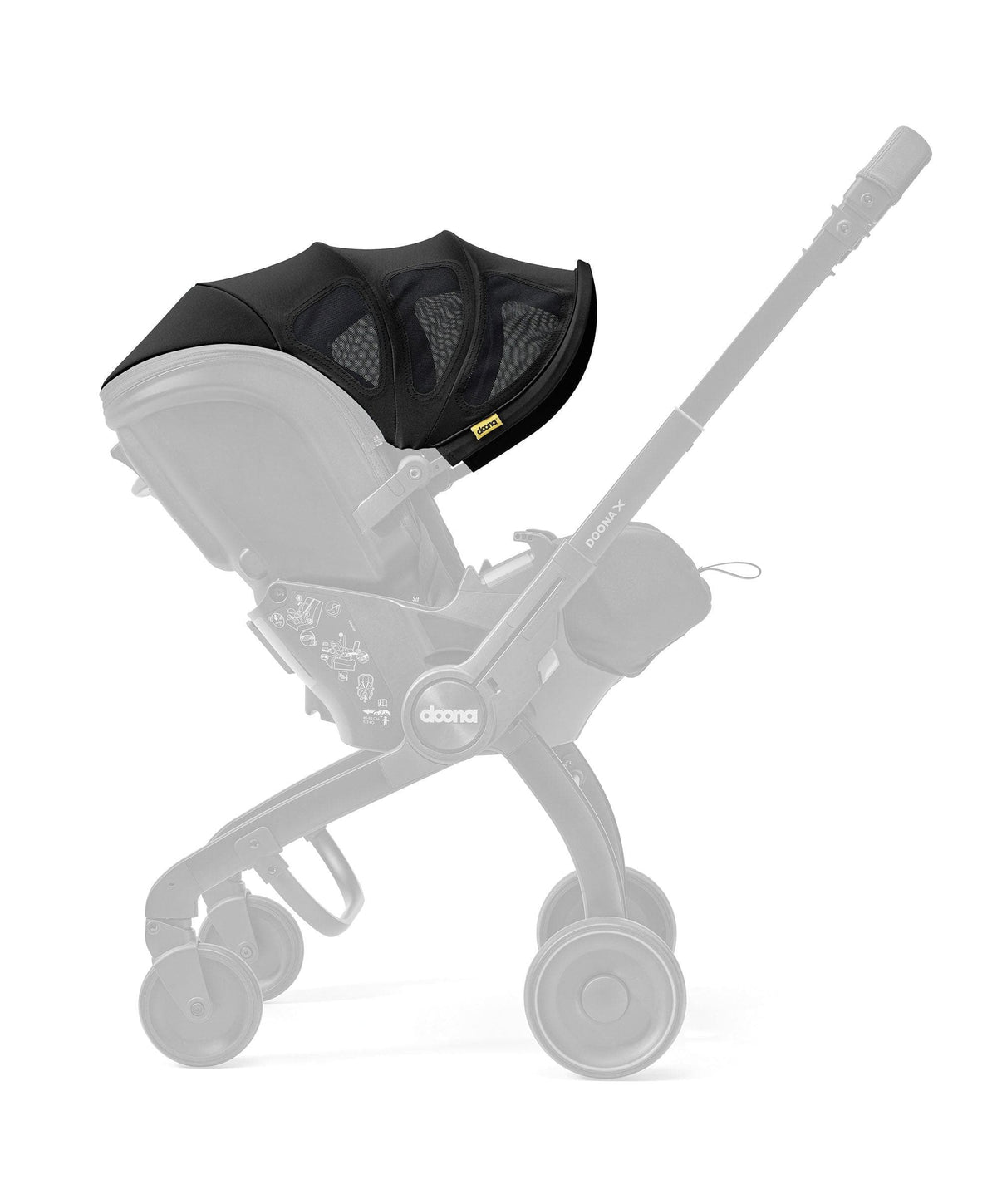 Doona Sunshades Doona X Summer Canopy – Nitro Black