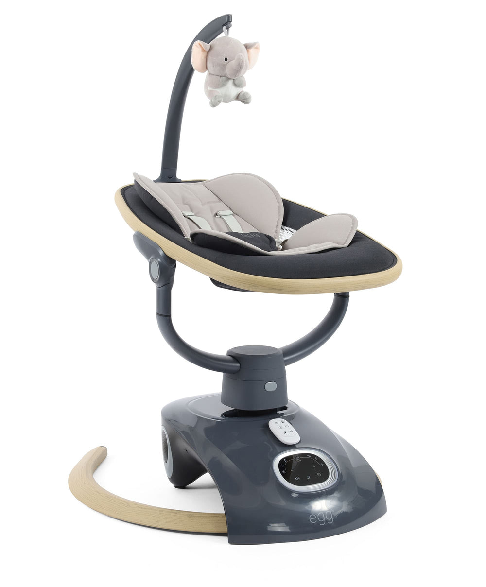 Egg (BabyStyle) Egg Smart Motion Rocker Carbonite - Grey
