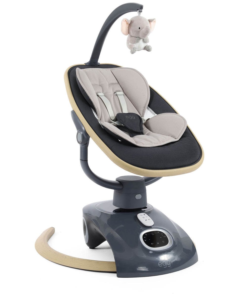 Egg (BabyStyle) Egg Smart Motion Rocker Carbonite - Grey