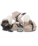 Egg (BabyStyle) Pushchairs Egg3 Complete Pushchair Bundle with Shell 360 Car Seat - Feather