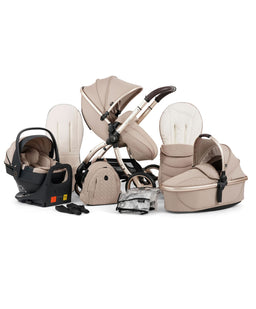Egg (BabyStyle) Pushchairs Egg3 Complete Pushchair Bundle with Shell 360 Car Seat - Feather