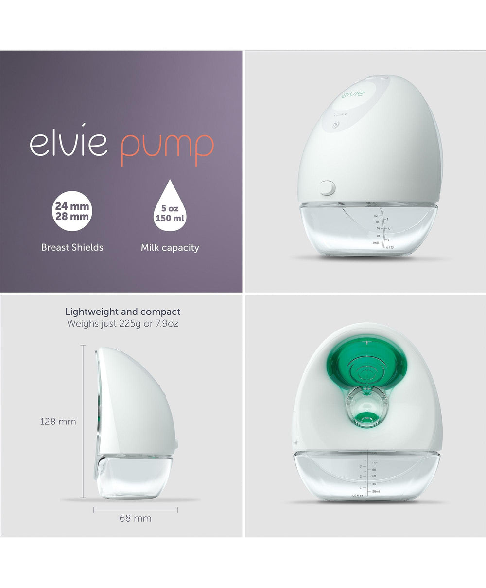 Elvie Breastfeeding Elvie Single Electric Breast Pump &amp; Elvie Milk Storage Bags