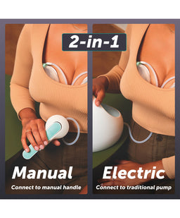 Elvie Breastfeeding Elvie Wave Double Wearable In-Bra Manual Pump