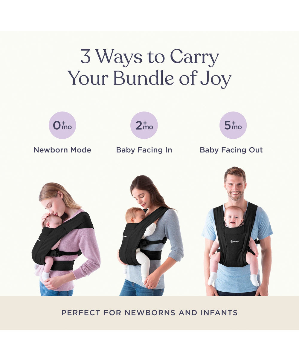 Ergobaby Baby Carriers Ergobaby Embrace Baby Carrier - Black