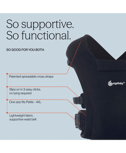 Ergobaby Baby Carriers Ergobaby Embrace Baby Carrier - Black