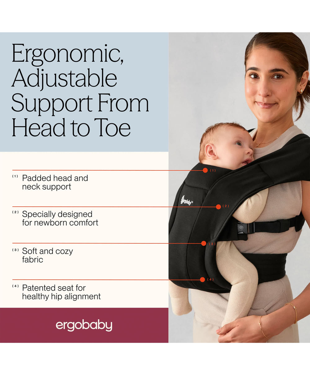 Ergobaby Baby Carriers Ergobaby Embrace Baby Carrier - Black
