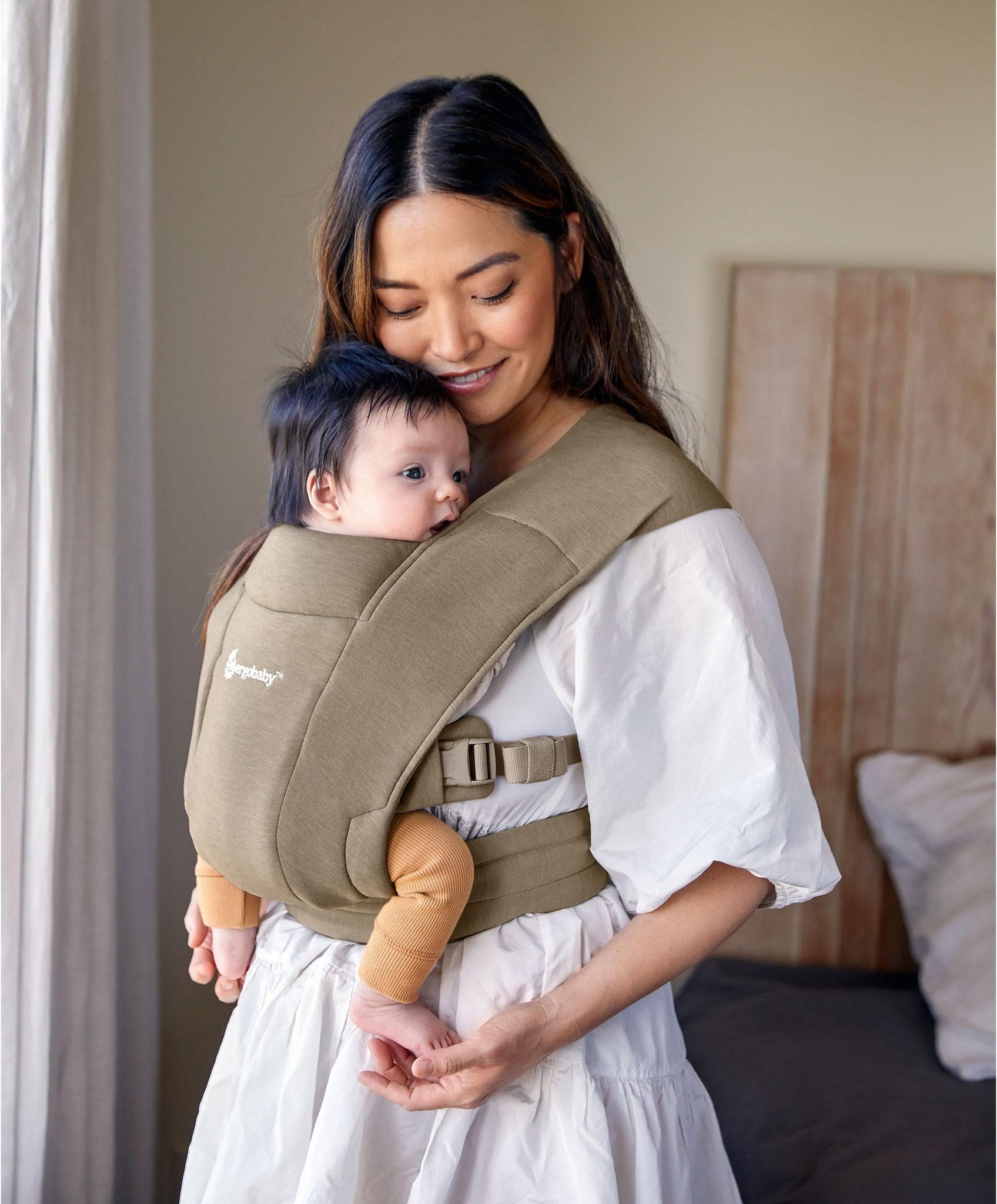 Ergobaby Embrace Baby Carrier - Soft Olive – Mamas & Papas UK