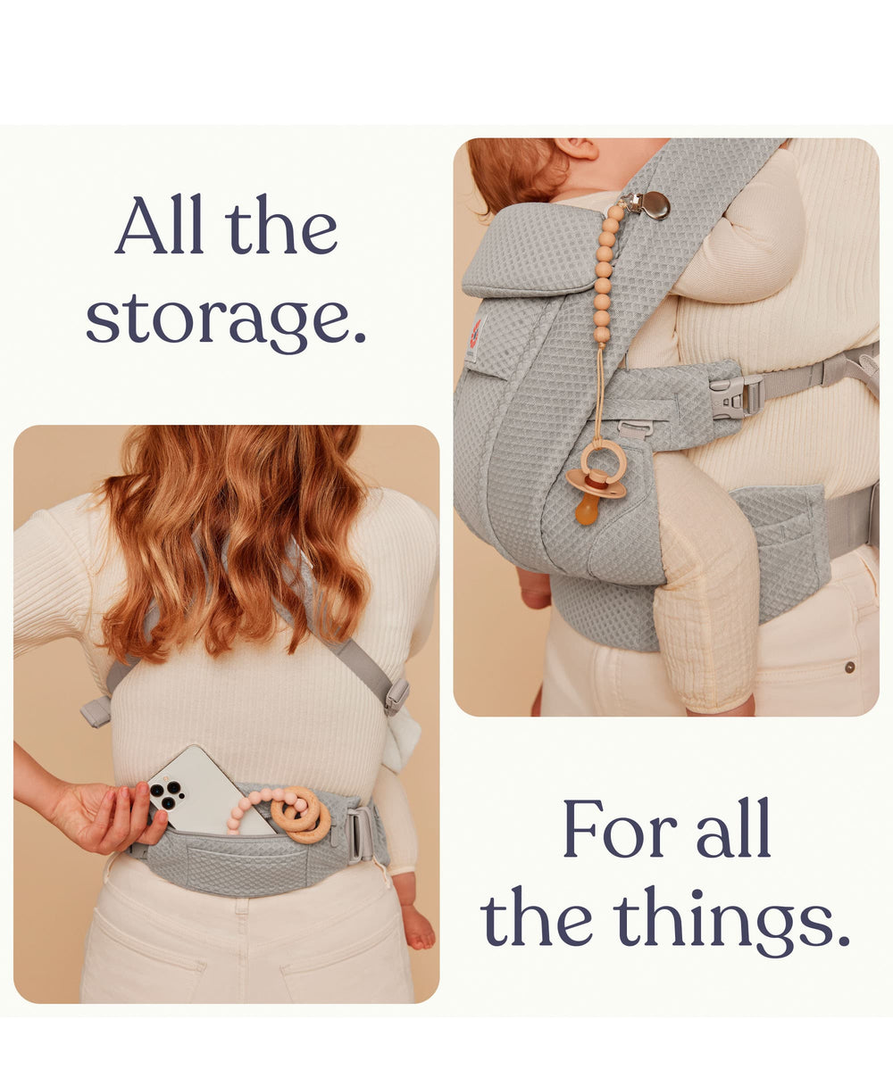 Ergobaby Baby Carriers Ergobaby Omni Deluxe Mesh Baby Carrier- Graphite Grey