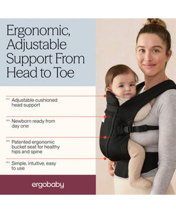 Ergobaby Baby Carriers Ergobaby Omni Lite Mesh Baby Carrier - Black