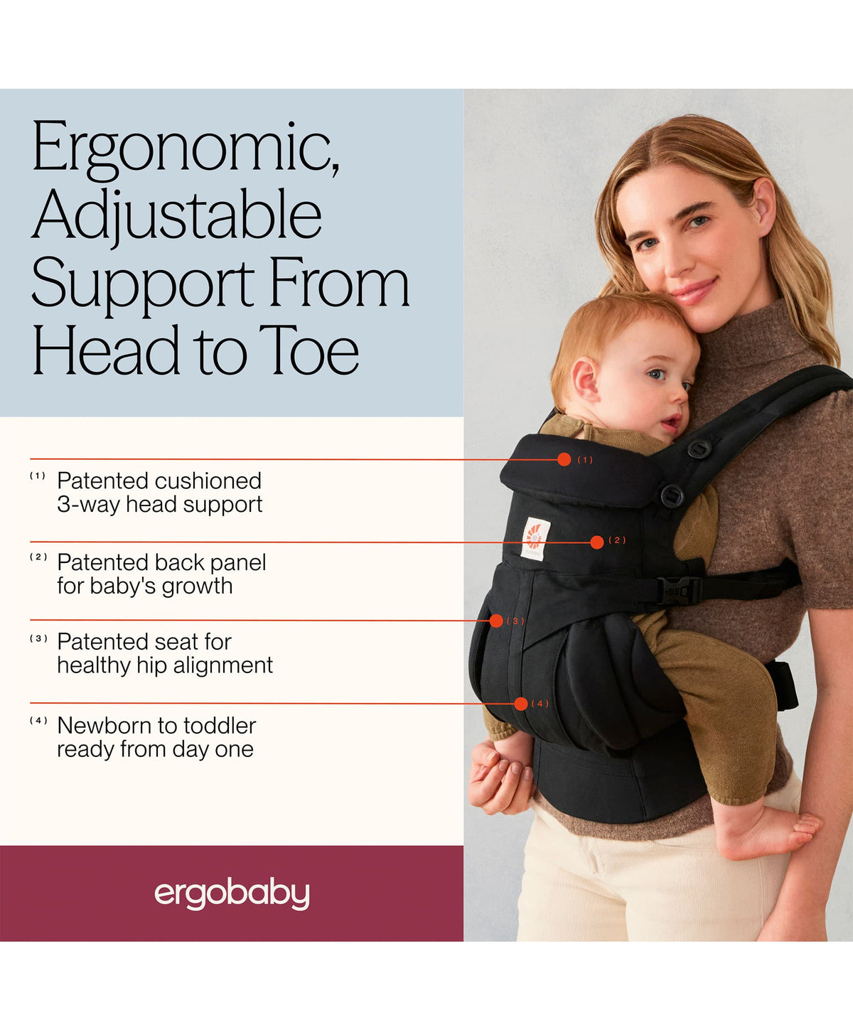 Ergobaby Omni 360 Carrier Black | Pushchairs & Prams – Mamas