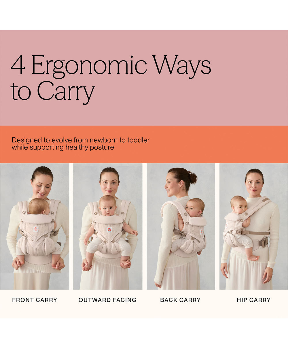ergobaby back carry weight Ergobaby Omni 360 Carrier Black