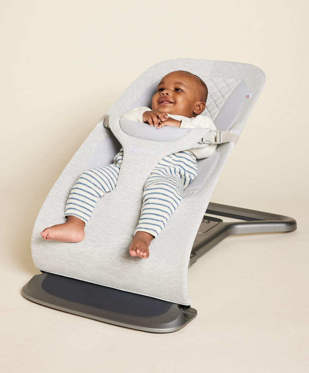 Ergobaby 3-in-1 Evolve Bouncer – Light Grey – Mamas & Papas UK