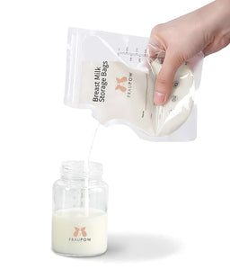 Fraupow Breastfeeding Fraupow Breast Milk Storage Bags- Pack of 30