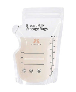 Fraupow Breastfeeding Fraupow Breast Milk Storage Bags- Pack of 30