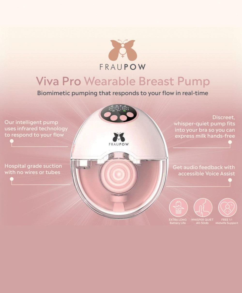 Fraupow Breastfeeding Fraupow Viva Pro Wearable Hands-Free Breast Pump