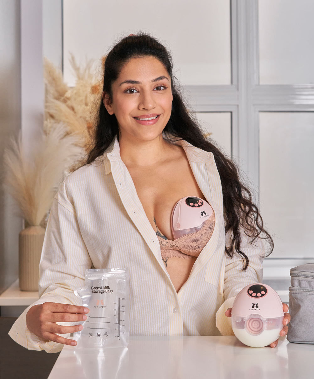 Fraupow Breastfeeding Fraupow Viva Pro Wearable Hands-Free Breast Pump