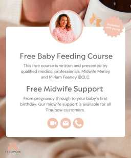 Fraupow Breastfeeding Fraupow Wearable Double Breast Pump