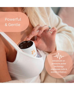 Fraupow Breastfeeding Fraupow Wearable Double Breast Pump