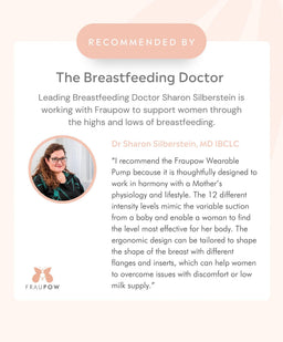 Fraupow Breastfeeding Fraupow Wearable Double Breast Pump