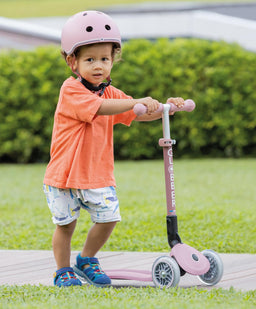 Globber Globber Junior Foldable Lights Eco - Berry