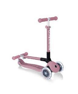 Globber Globber Junior Foldable Lights Eco - Berry