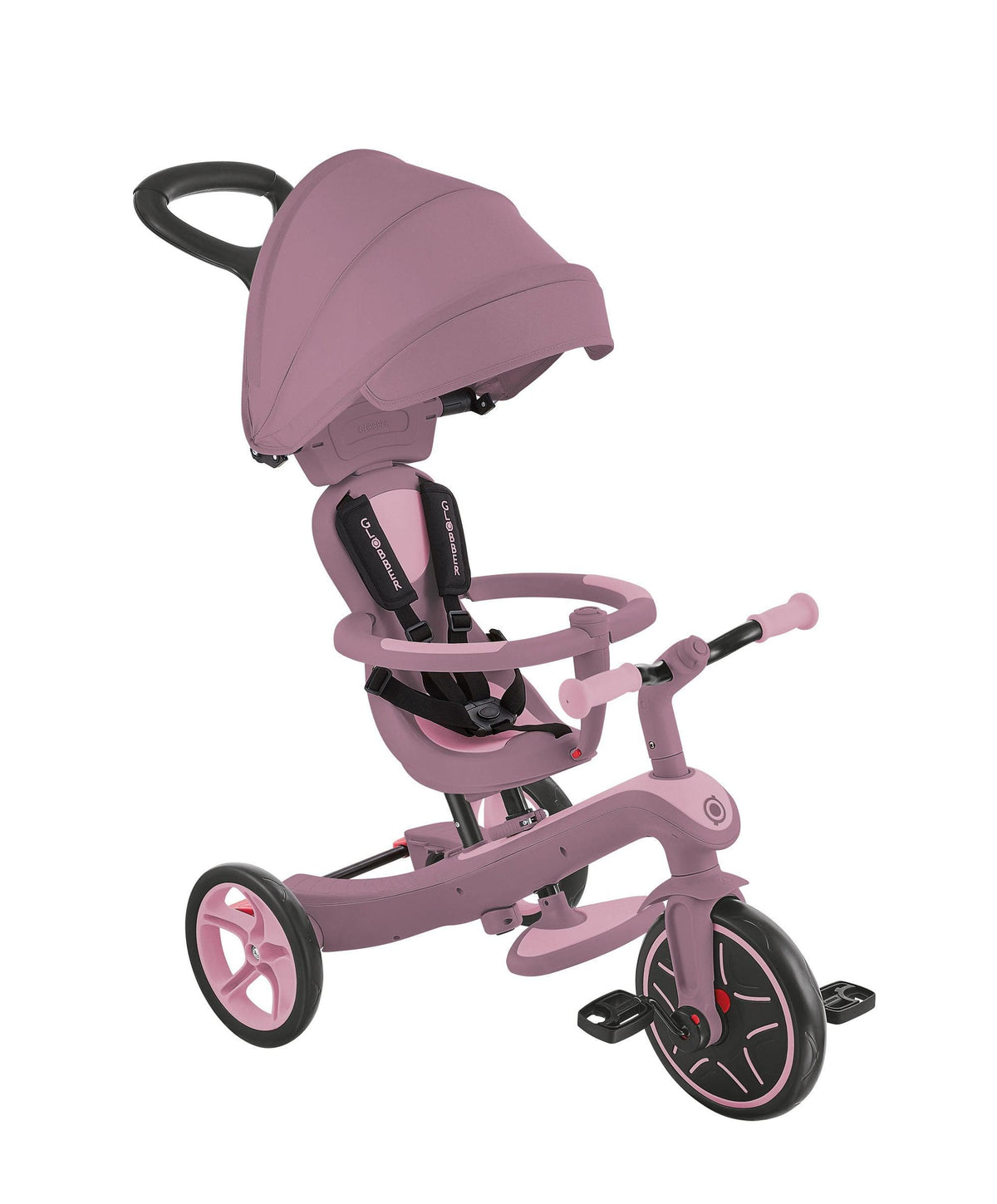 Globber Outdoor Play Globber Explorer Trike Eco 4 in 1 – Berry