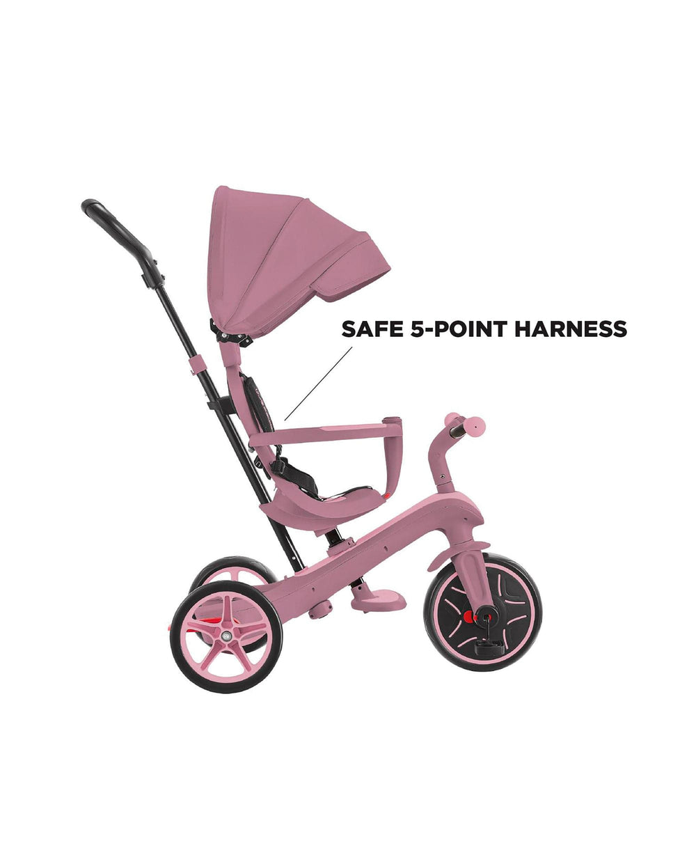 Globber Outdoor Play Globber Explorer Trike Eco 4 in 1 – Berry