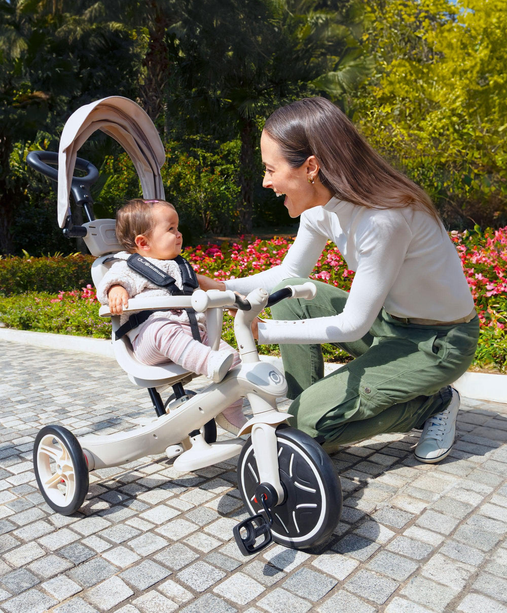 Globber Outdoor Play Globber Explorer Trike Eco 4 in 1 – Coconut