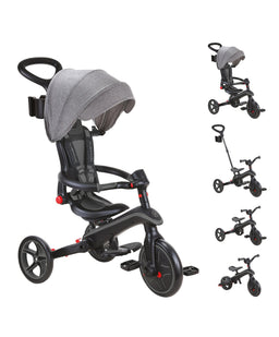 Globber Outdoor Play Globber Explorer Trike Foldable 4 in 1 - Black