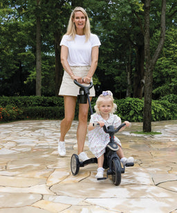 Globber Outdoor Play Globber Explorer Trike Foldable 4 in 1 - Taupe