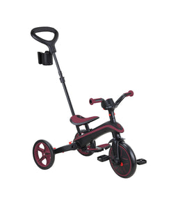 Globber Outdoor Play Globber Explorer Trike Foldable 4in1 -  Burgundy