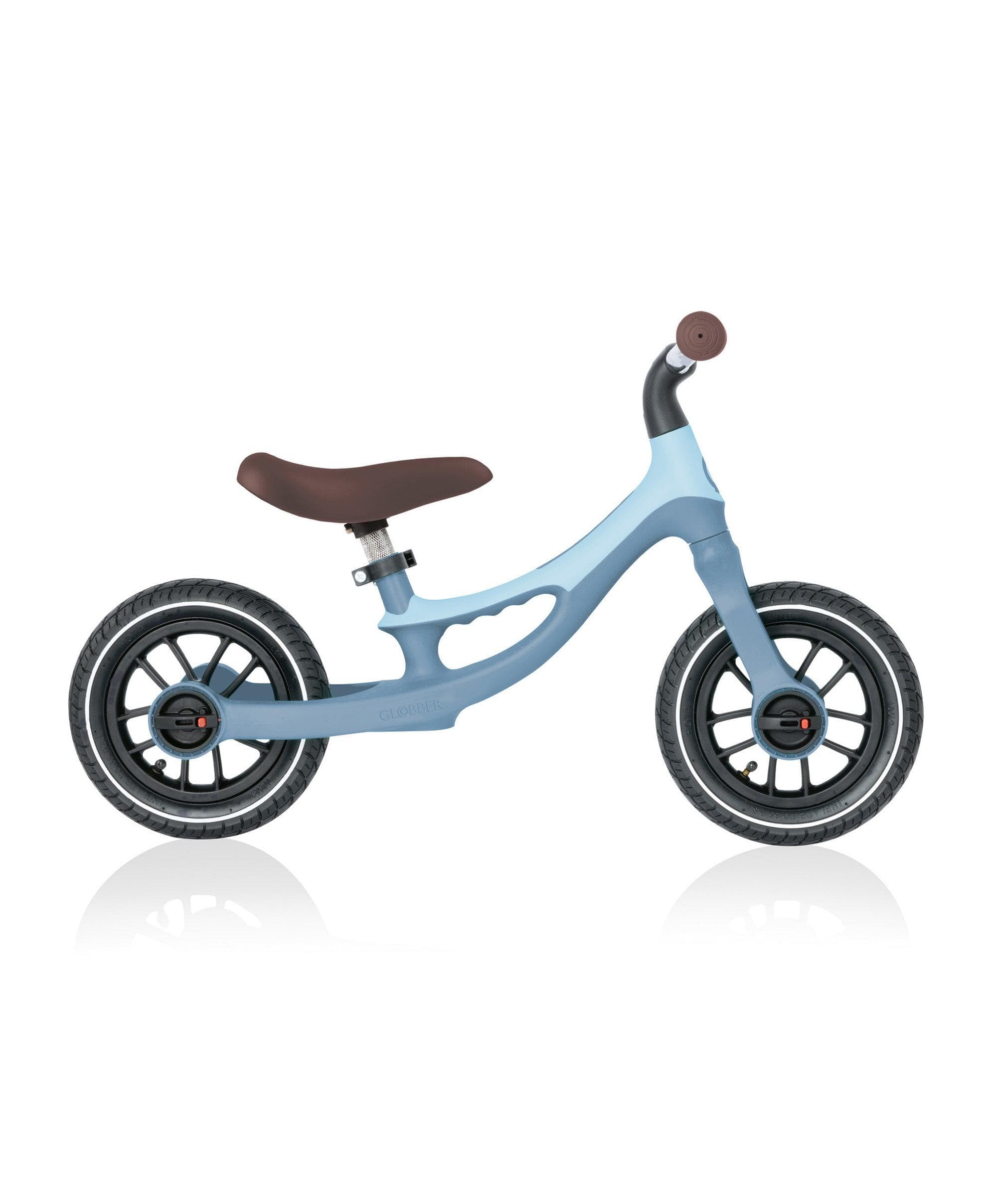 Globber Go Bike Elite Air – Draisienne Enfant 3-6 Ans, Pneus Air, Selle Réglable, Bleu Pastel – Vélo Sans Pédales