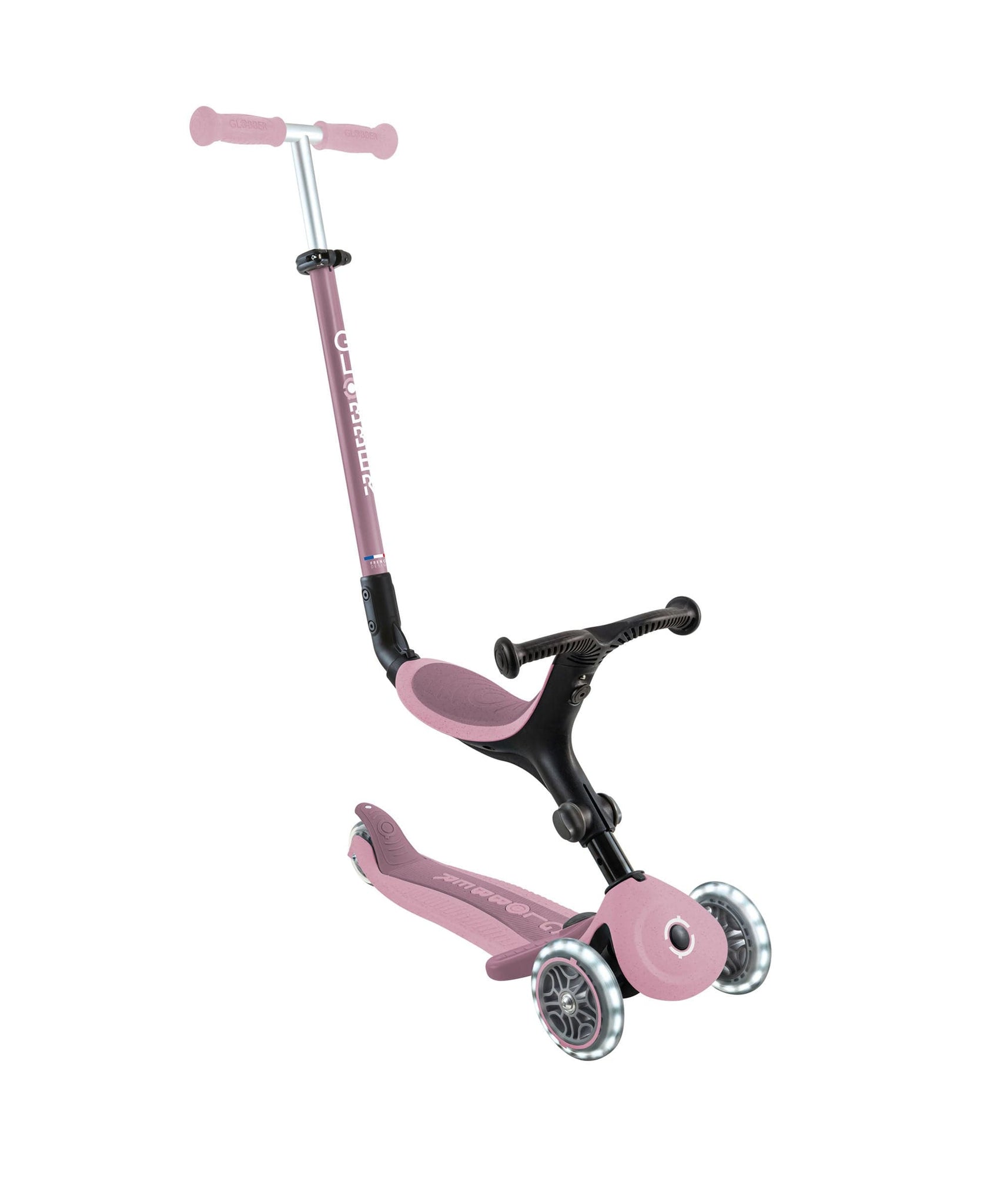 Globber Go Up Active Lights Eco - Berry – Mamas & Papas UK