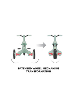 Globber Ride on Toy Globber Explorer Trike Eco 4 in 1 - Pistachio