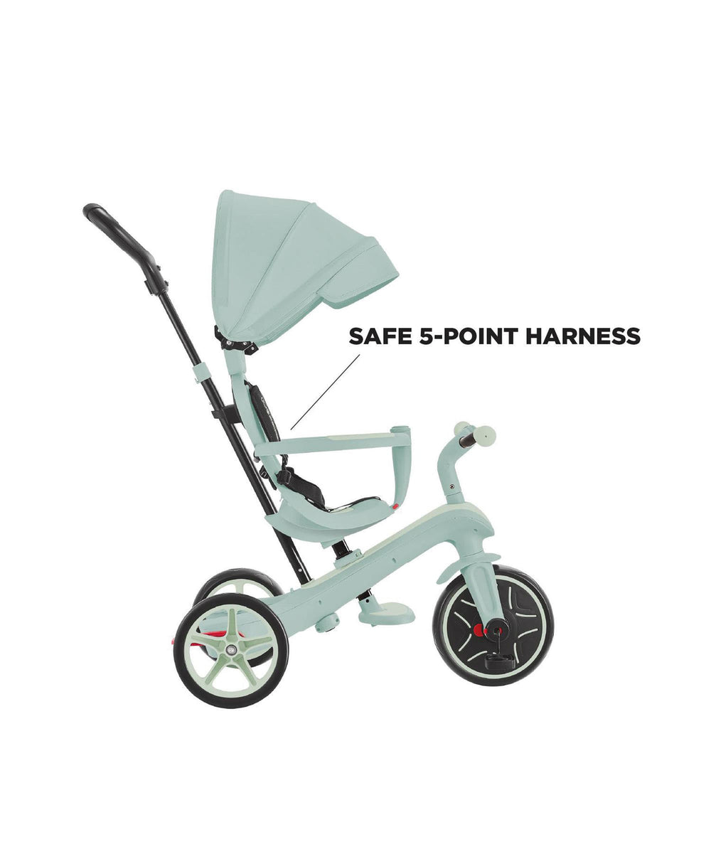 Globber Ride on Toy Globber Explorer Trike Eco 4 in 1 - Pistachio
