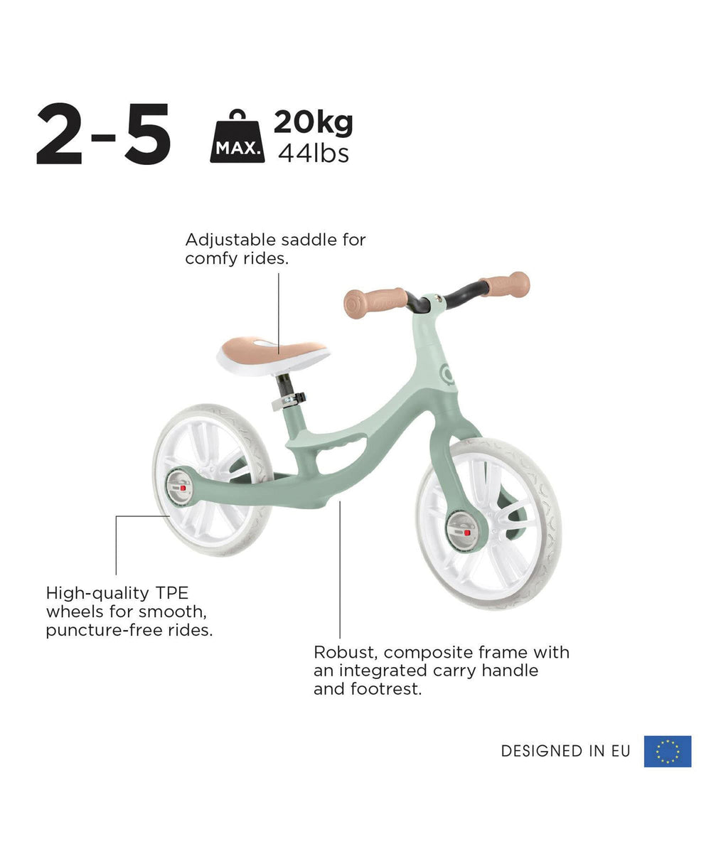 Globber Ride on Toy Globber Go Bike Elite - Sage