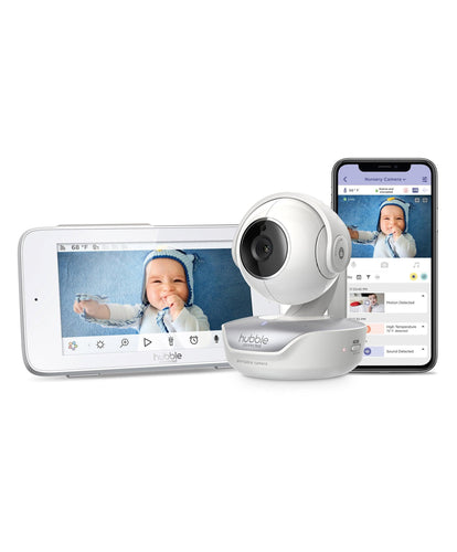 Hubble Baby Monitors Hubble Nursery Pal Deluxe 5 Baby Monitor in White