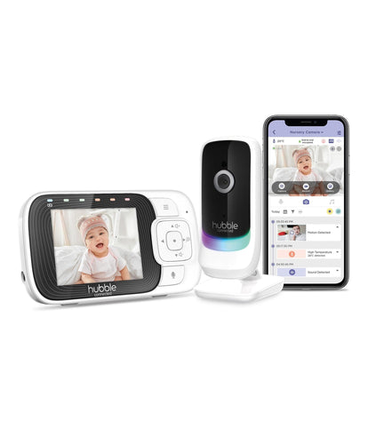Hubble Baby Monitors Hubble Nursery Pal Essentials Baby Monitor in White