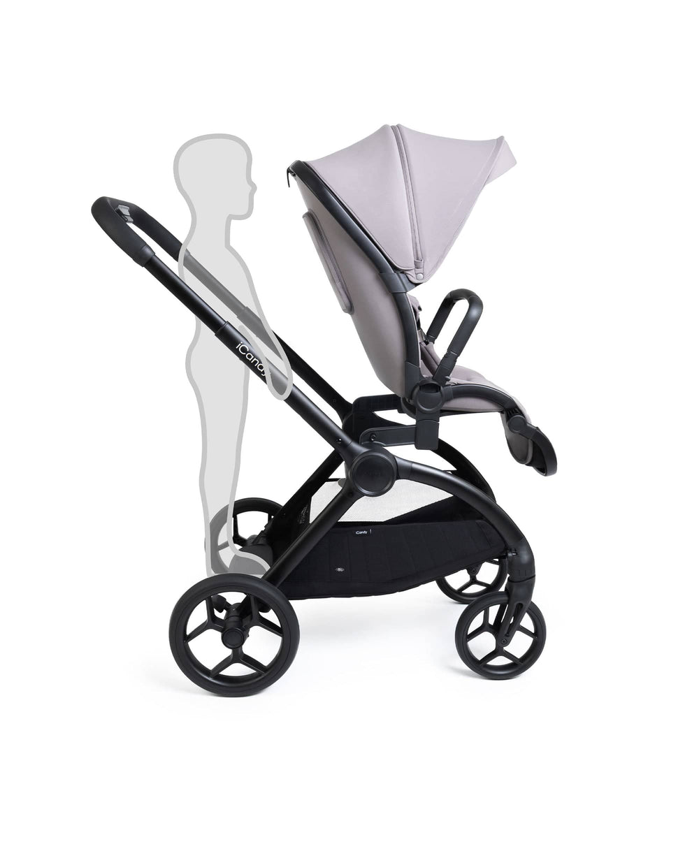 iCandy iCandy Core 2 Pushchair Bundle With Maxi-Cosi Pebble Slide Pro Car Seat &amp; Base – Grey