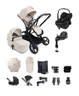 iCandy iCandy Core 2 Pushchair Bundle With Maxi-Cosi Pebble Slide Pro Car Seat & Base – Sandstone