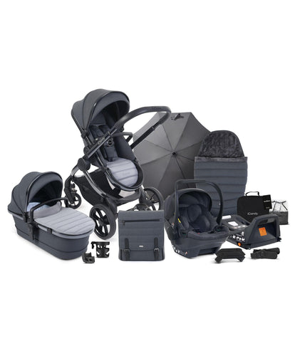 iCandy iCandy Peach 7 Complete Pushchair Bundle with Cocoon Car Seat - Truffle/Dark Grey